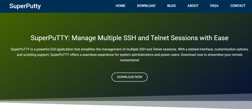 SuperPuTTY