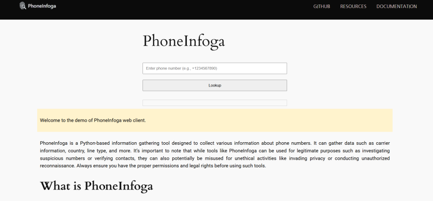 What Data Does PhoneInfoga Collect from Numbers