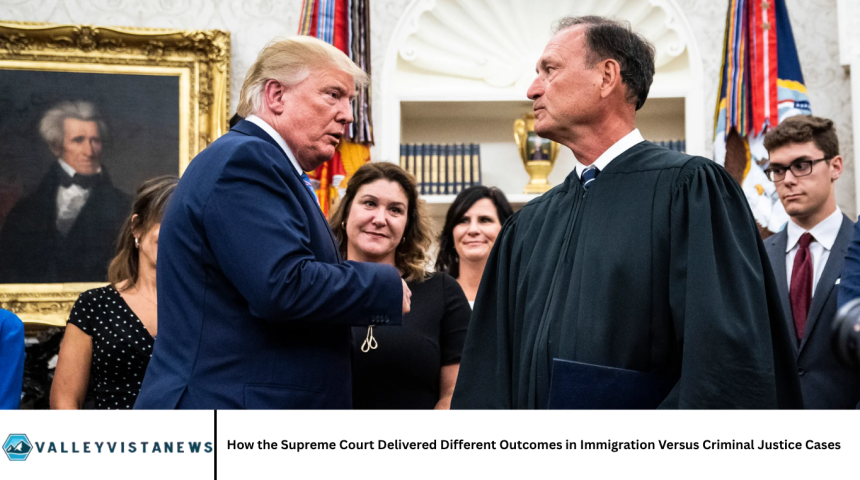 How the Supreme Court Delivered Different Outcomes in Immigration Versus Criminal Justice Cases